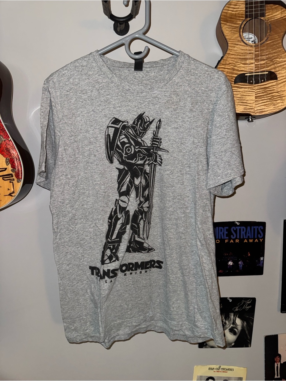 Transformers Graphic Tee - Men's Grey Short Sleeve Shirt